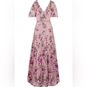 Marchesa Notte Embroidered Gown